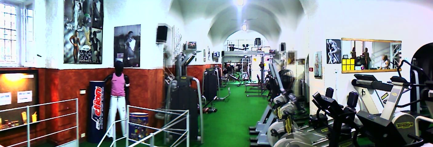 Foto panoramiche della palestra